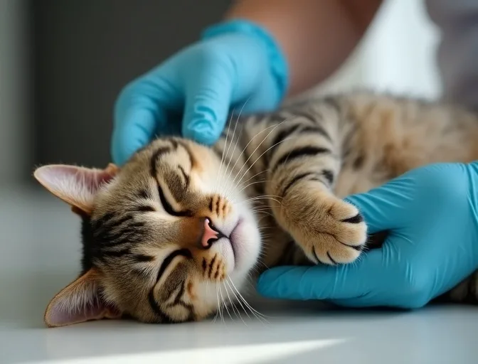 Specialist carefully handling a deceased cat with dignity in Altona Meadows